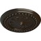 Ekena Millwork Foster Shell Ceiling Medallion (Fits Canopies up to 9 5/8"), 15 3/4"OD x 2"P, Stone Hearth CM15FOSHF - alternate 3